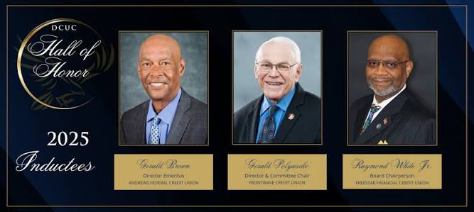 DCUC Hall of Honor 2025 inductees, including Raymond White Jr. of FreeStar Financial Credit Union